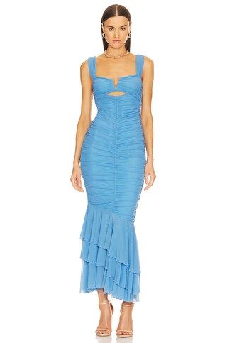 Michael Costello x REVOLVE Hilary Gown in Pale Blue from Revolve.com | Revolve Clothing (Global)