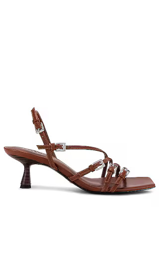 Salina Sandal in Dark Brown | Revolve Clothing (Global)