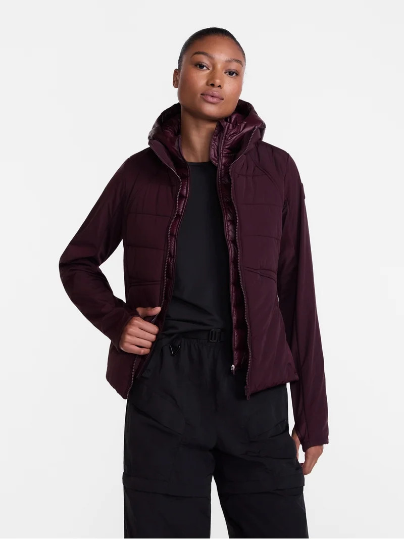 Ozark Trail Women's and Women's Plus Hybrid Jacket, Sizes XS-3X | Walmart (US)