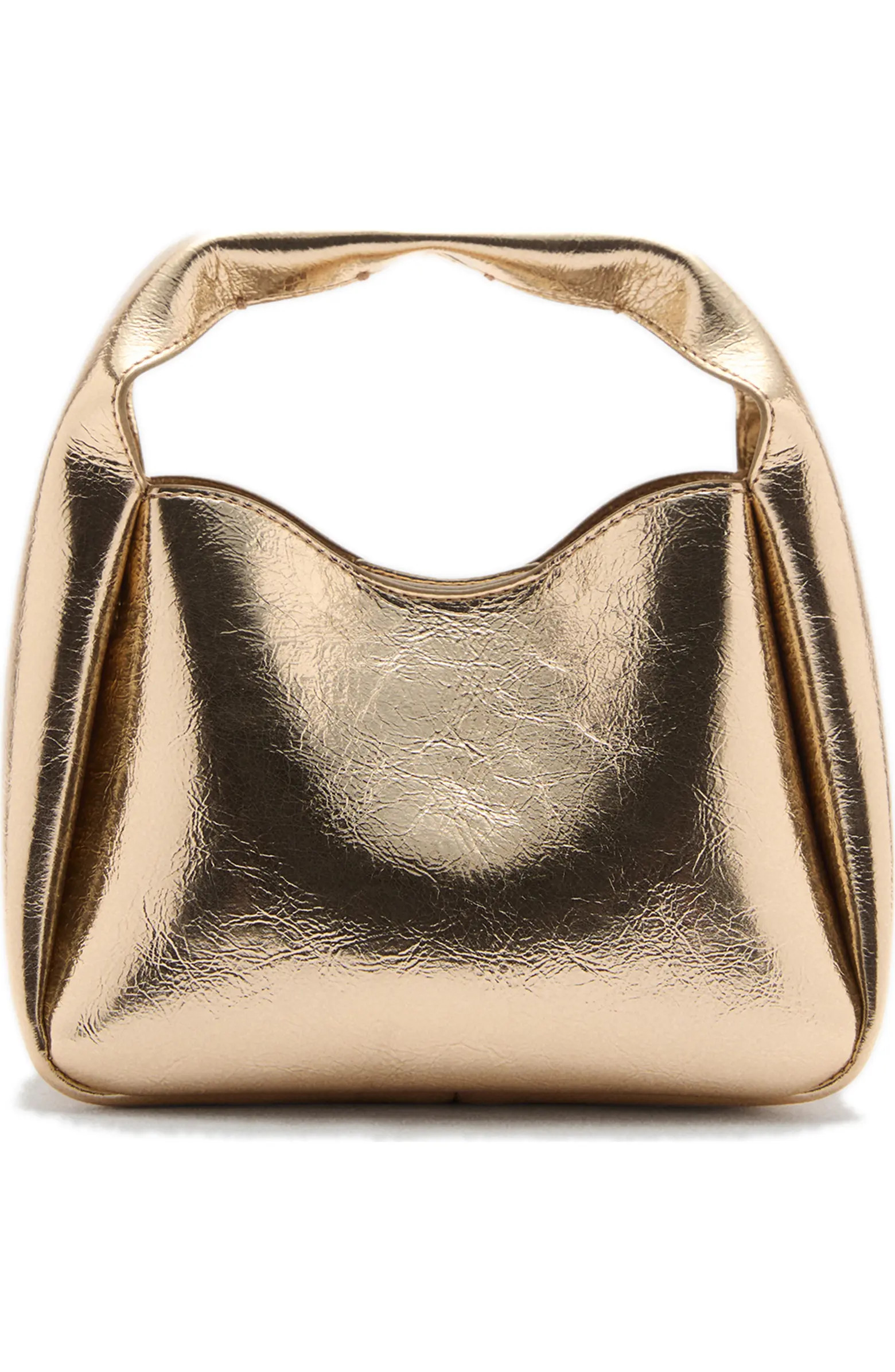 Metallic Faux Leather Handbag | Nordstrom