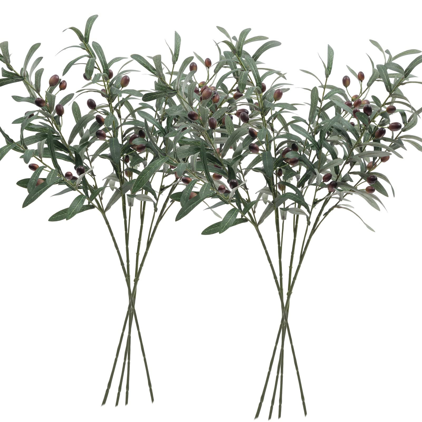 SHACOS 8 PCS Fake Olive Tree Branches Faux Olive Branches for Vase 28 inch Long Stems Artificial ... | Amazon (US)