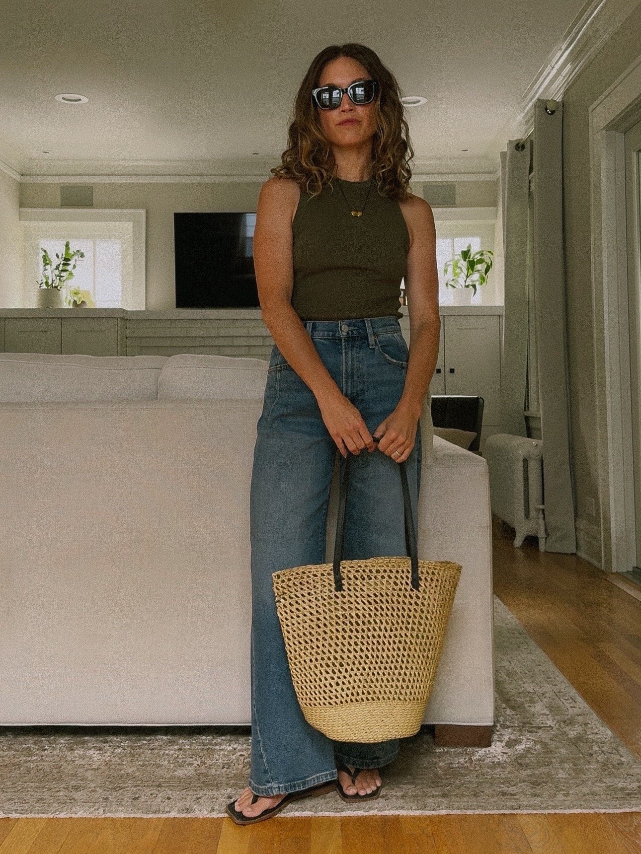 August Capsule // Day One

Sold Out NYC tank, XS, TTS. Pistola denim, 25, TTS, petite friendly!, old Abercrombie flip flops, similar linked. Abby Alley x Natalie Borton basket bag, ASHLEYR15 for 15% off. Quince sunglasses. Similar necklace linked.

#LTKOver40 #LTKPetite #LTKootd