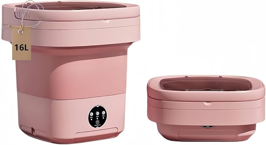Portable Washing Machine, Mini Washer,16L Upgraded Large Capacity Foldable Washer.Deep Cleaning o... | Amazon (US)