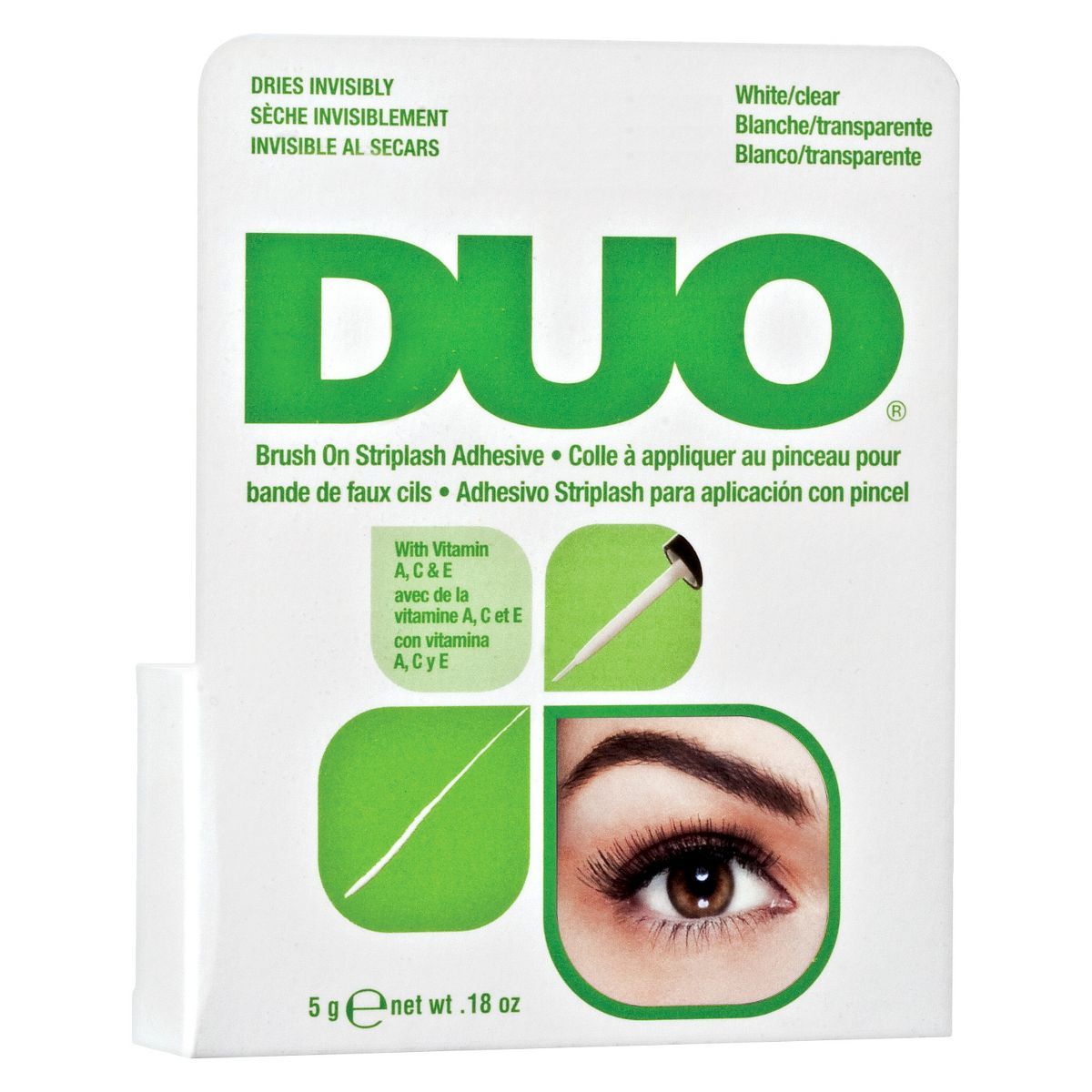 DUO Adhesive Lash Adhesive Brush On - Clear - 0.18oz | Target