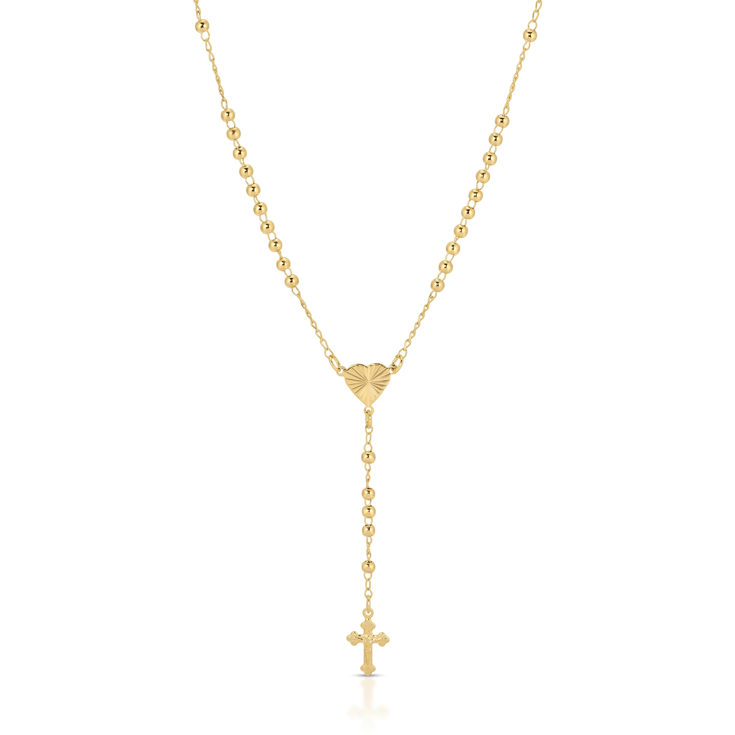 Heart of Devotion Gold Rosary | Joy Dravecky