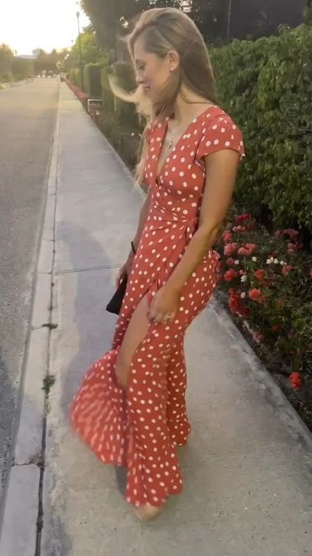 The prettiest polka dot wrap dress is back in stock in some sizes!
Beach dress, wedding guest dress

#LTKWedding #LTKTravel #LTKVideo