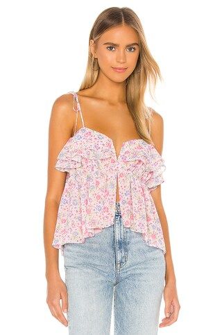 LPA Kornelia Top in Devon Floral from Revolve.com | Revolve Clothing (Global)