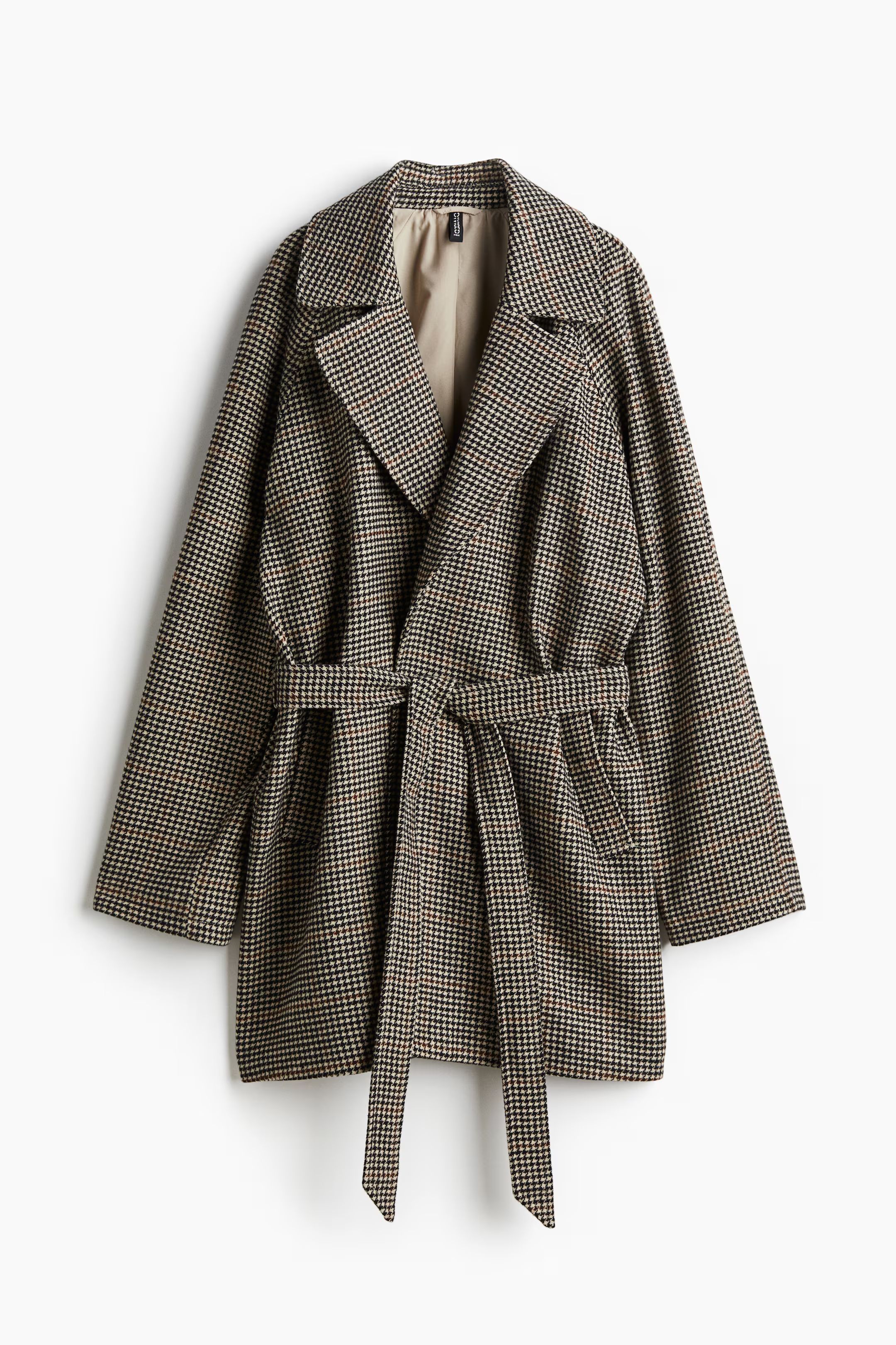 Tie-Belt Felted Coat | H&M (US + CA)