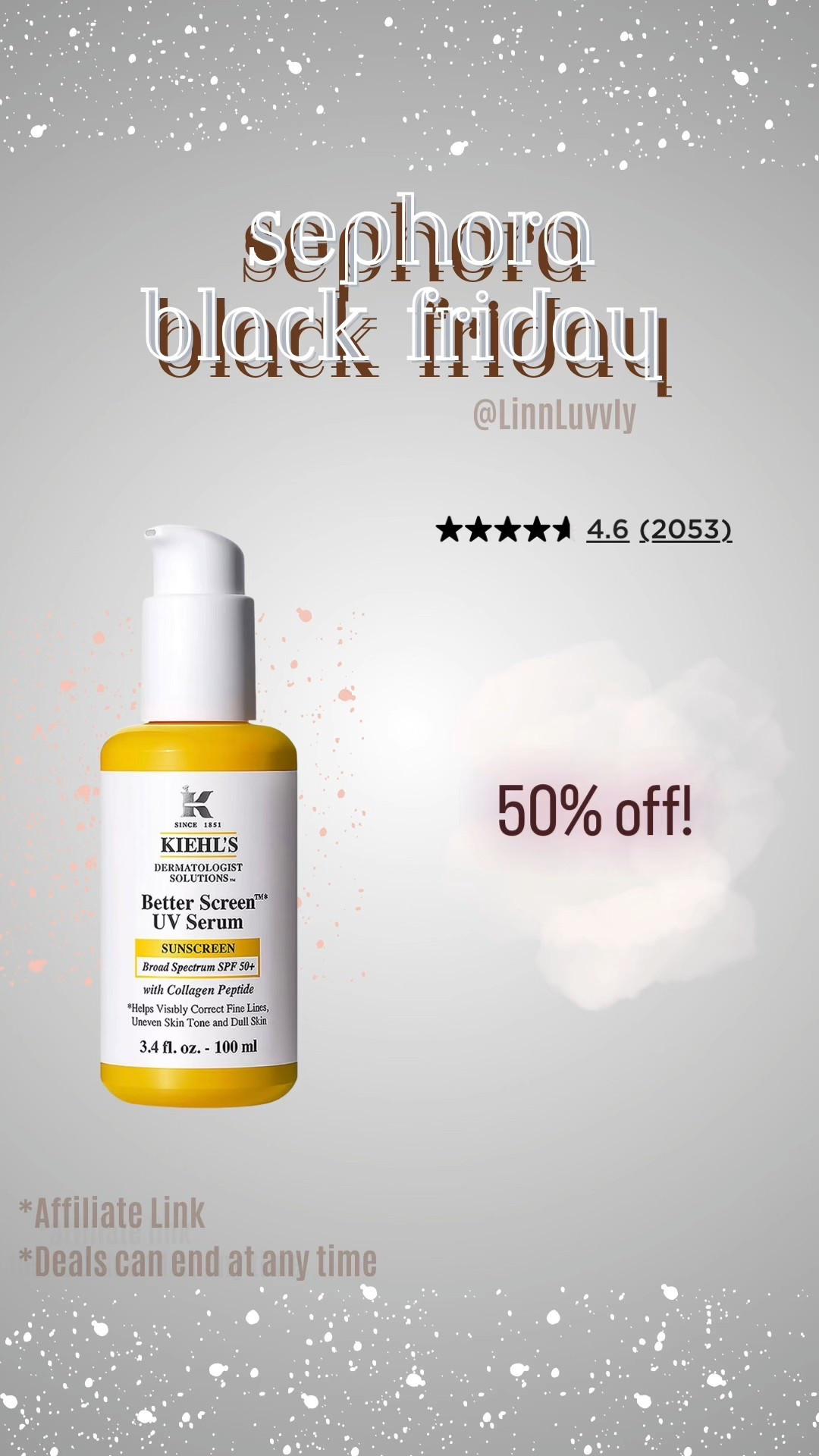 Kiehl's Since 1851 Better Screen UV Serum SPF 50+ Facial Sunscreen with Collagen Peptide

#LTKBeauty #LTKCyberWeek #LTKSaleAlert