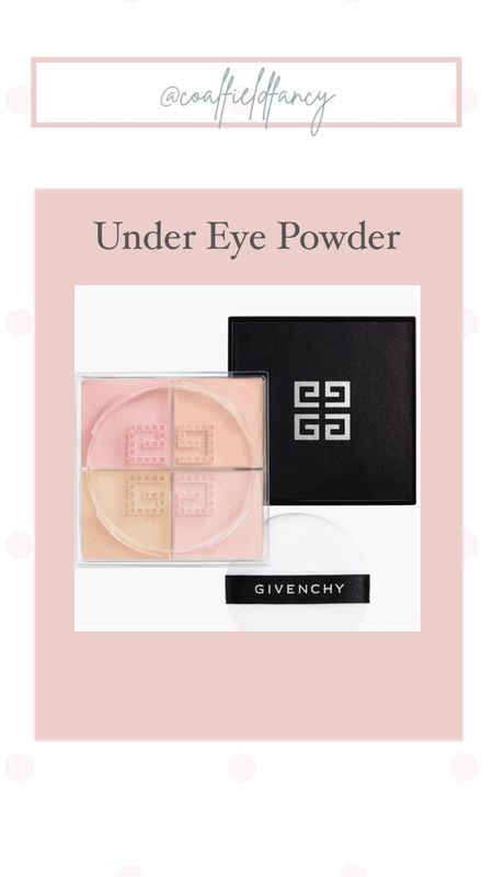 Givenchy Under Eye Setting Powder


#LTKover40 #LTKHoliday #LTKbeauty