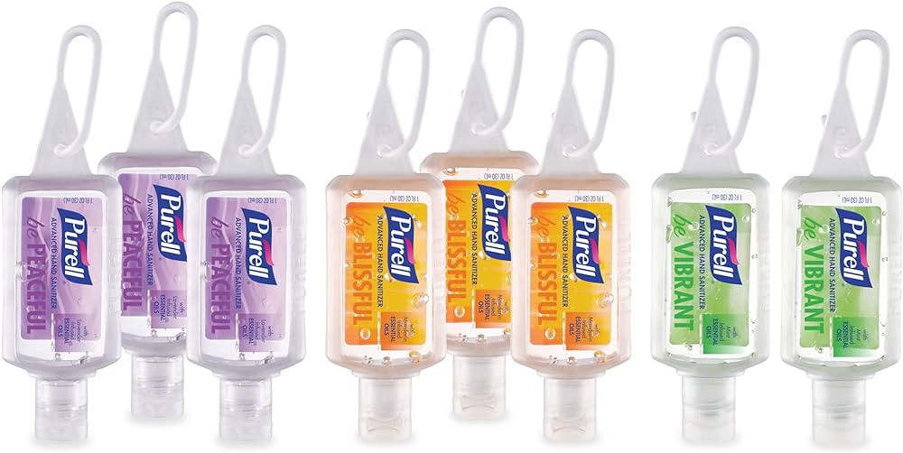 Purell Advanced Hand Sanitizer Gel Infused with Essential Oils, Scented Variety Pack, 1 fl oz Tra... | Amazon (US)