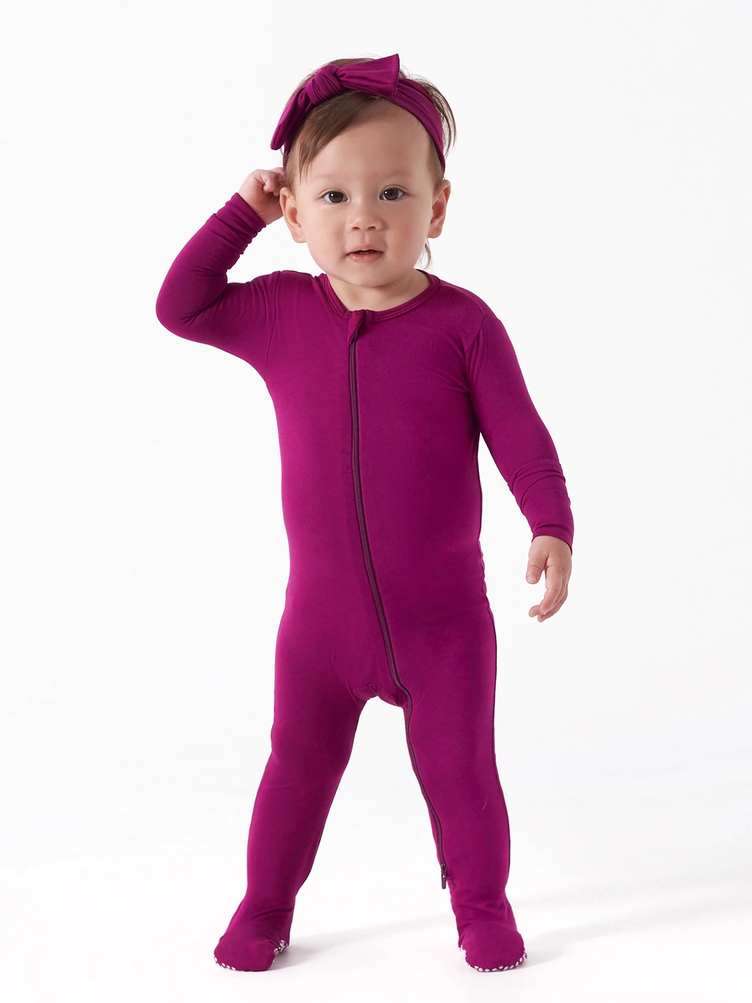 Gerber Unisex Baby Toddler Buttery Soft Footed Pajama 2-Way Zipper with Viscose Made from Eucalyp... | Walmart (US)