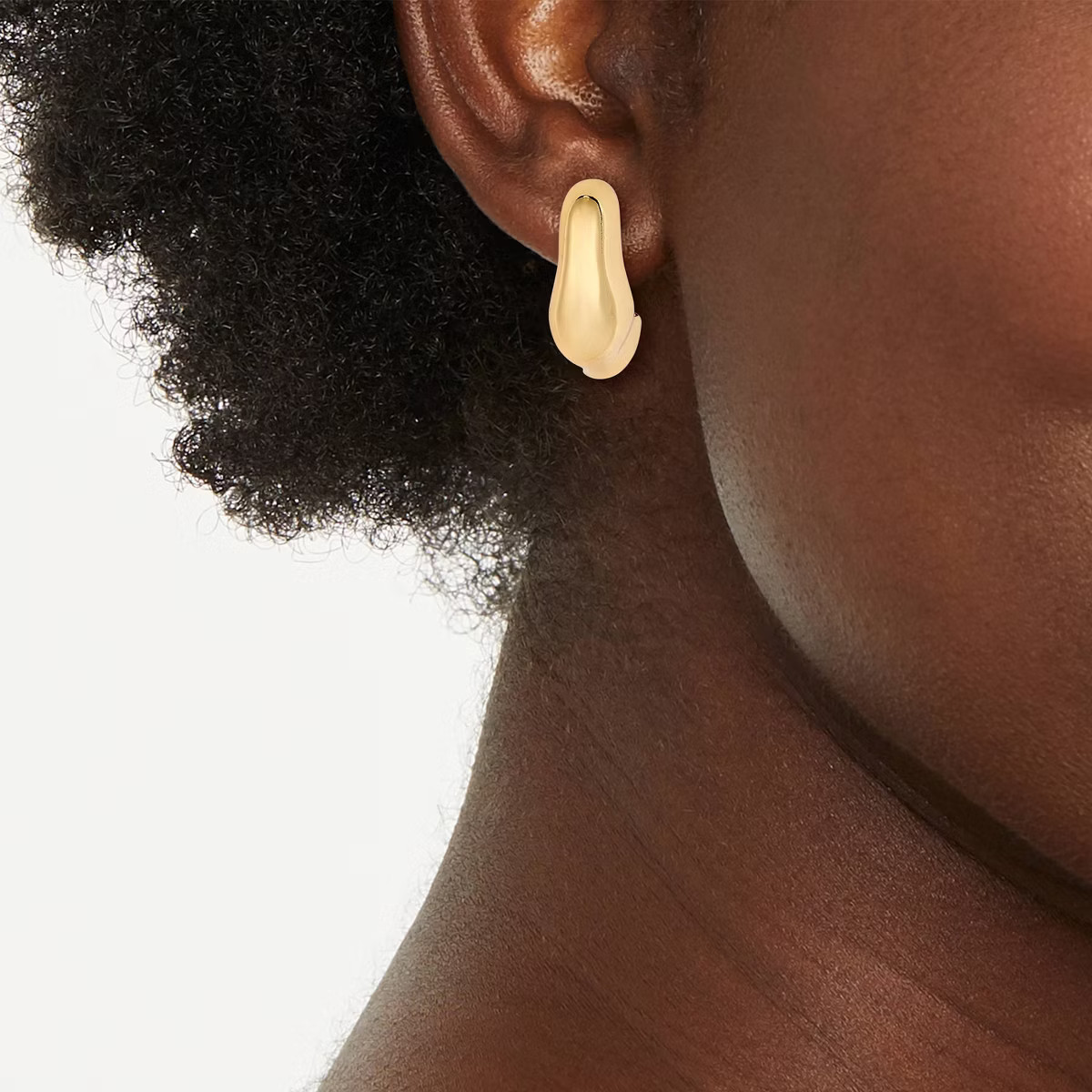 Chunky Open Hoop Earrings - Universal Thread™ Metallic Gold | Target