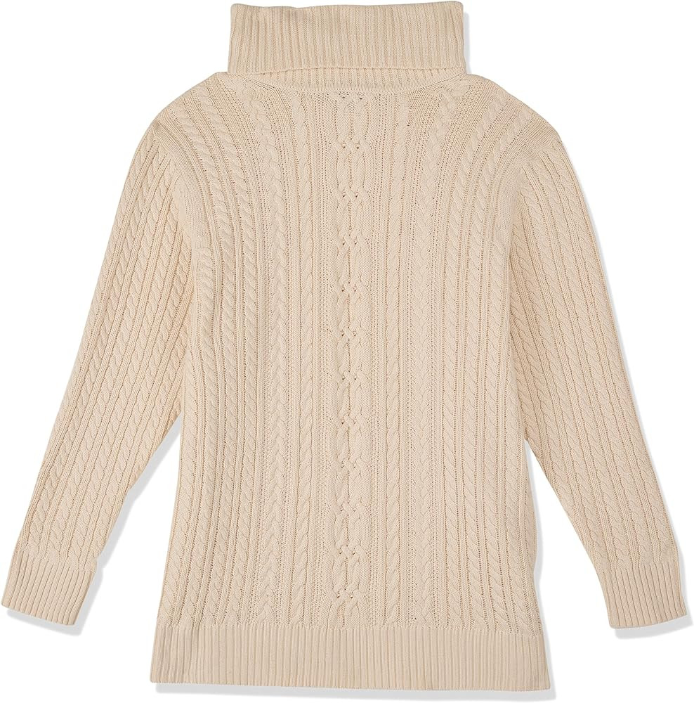 Amazon Essentials Women's Fisherman Cable Turtleneck Sweater (Available in Plus Size) | Amazon (US)
