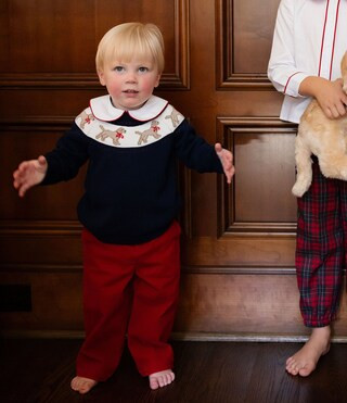 x Darby Fallon Clark Baby Boys 12-24 Months Miller Fairisle Dog Print Sweater | Dillard's