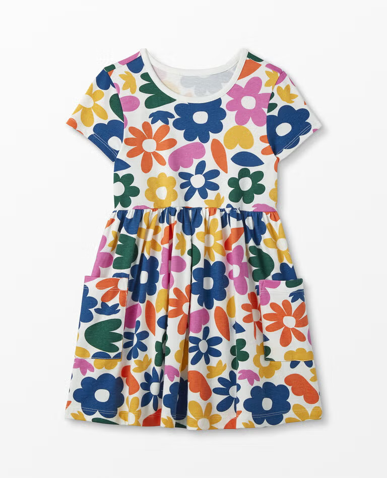 Print Pocket Dress | Hanna Andersson