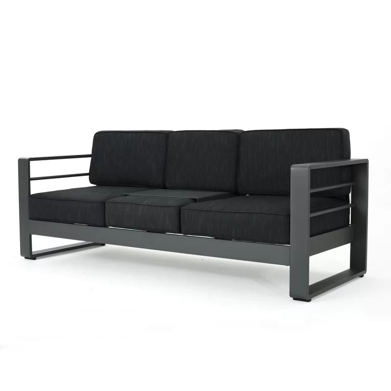Royalston Patio Sofa with Cushions | Wayfair North America