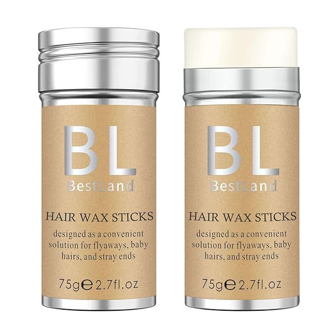BestLand Hair Wax Stick, Flyaways Non-greasy Styling Wax Stick for Hair Edge Control Hair Finishi... | Amazon (US)