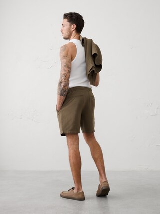 Standard-Fit 7" Double Weave Deck Short | Banana Republic Factory