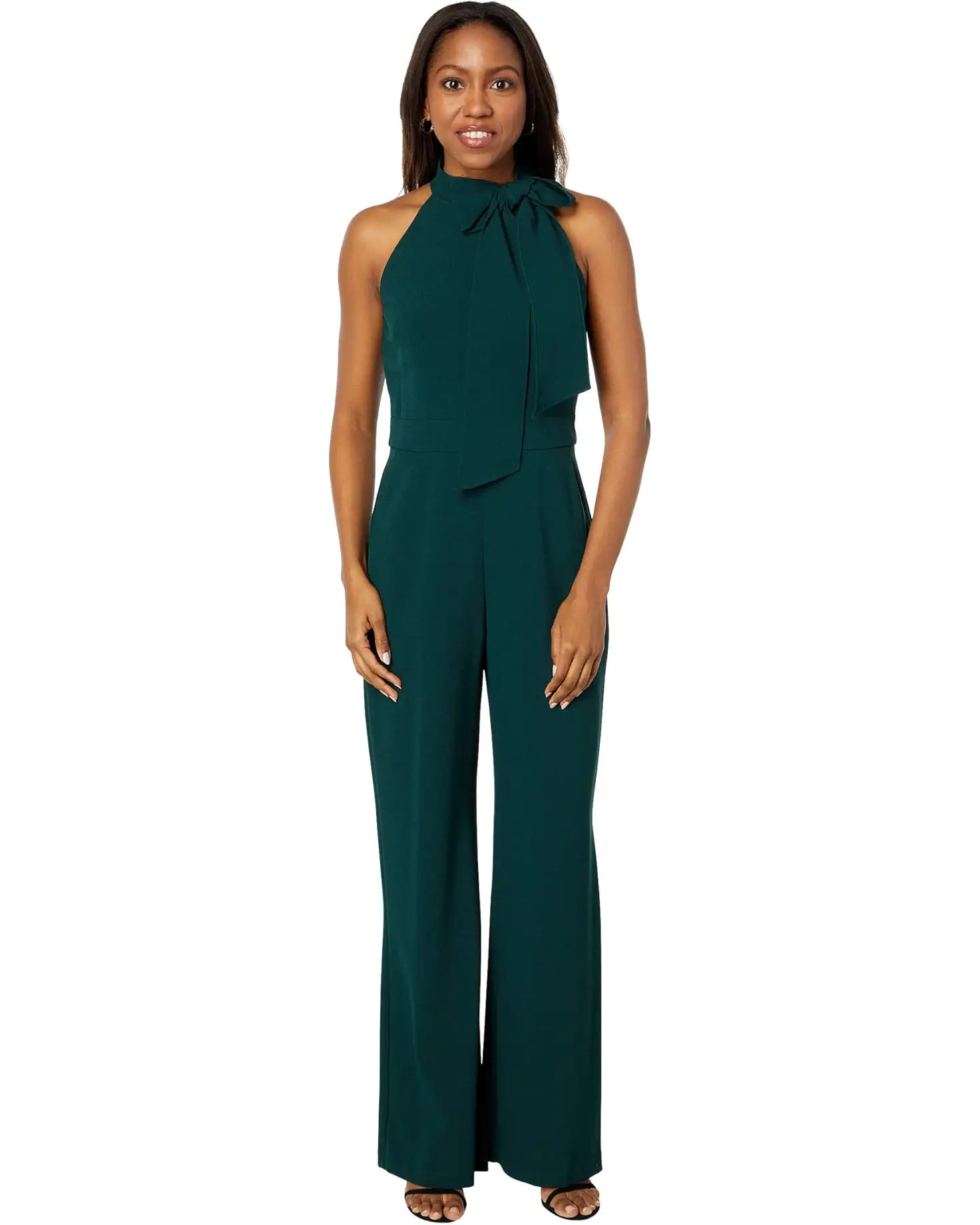 Vince Camuto Kors Crepe Bow Neck Jumpsuit | Zappos