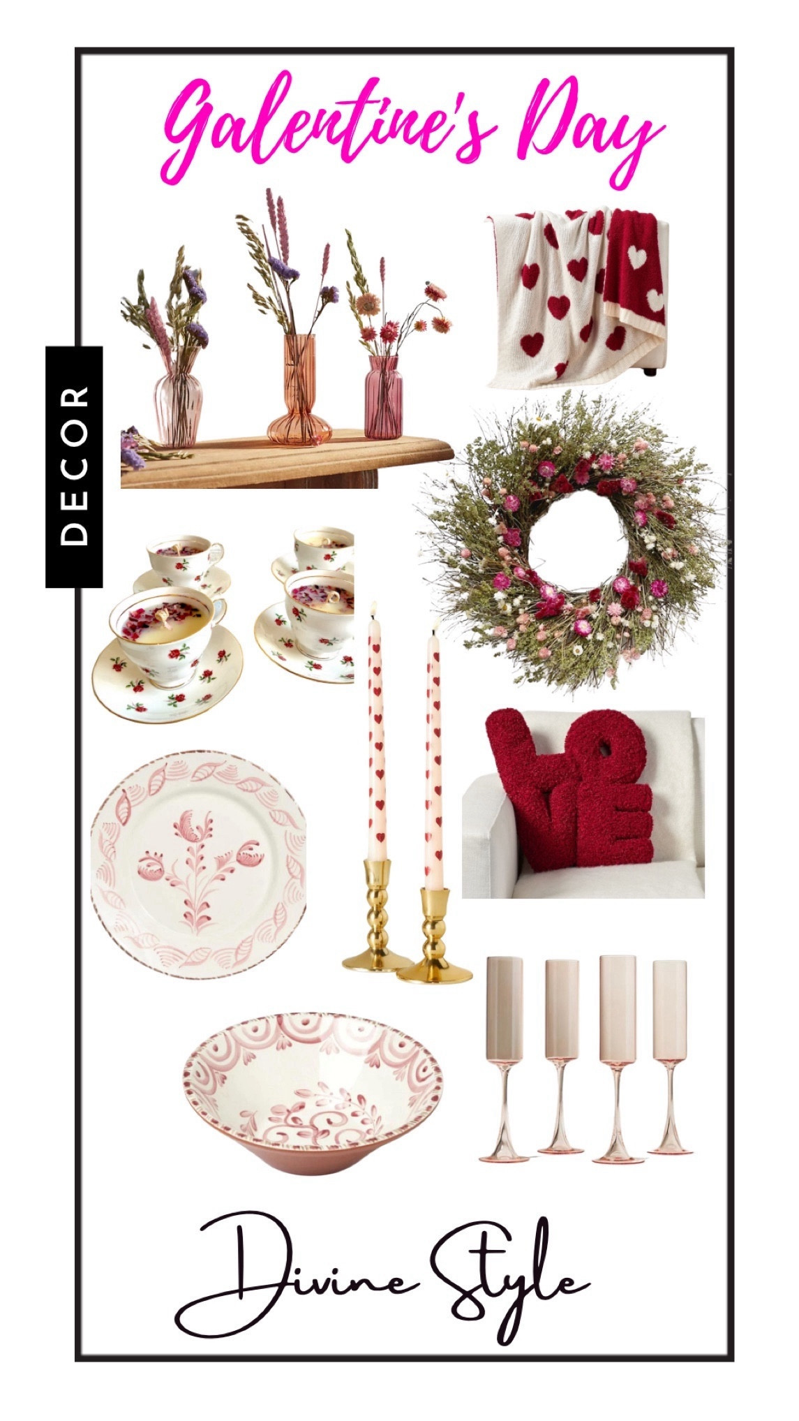 Wow your guests this Valentine’s Day with these stylish and elegant pieces 🌹