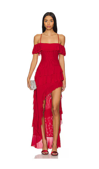 Runaway The Label Hariette Maxi Dress in Red. Size L. Also in M, S. | Revolve Clothing (Global)