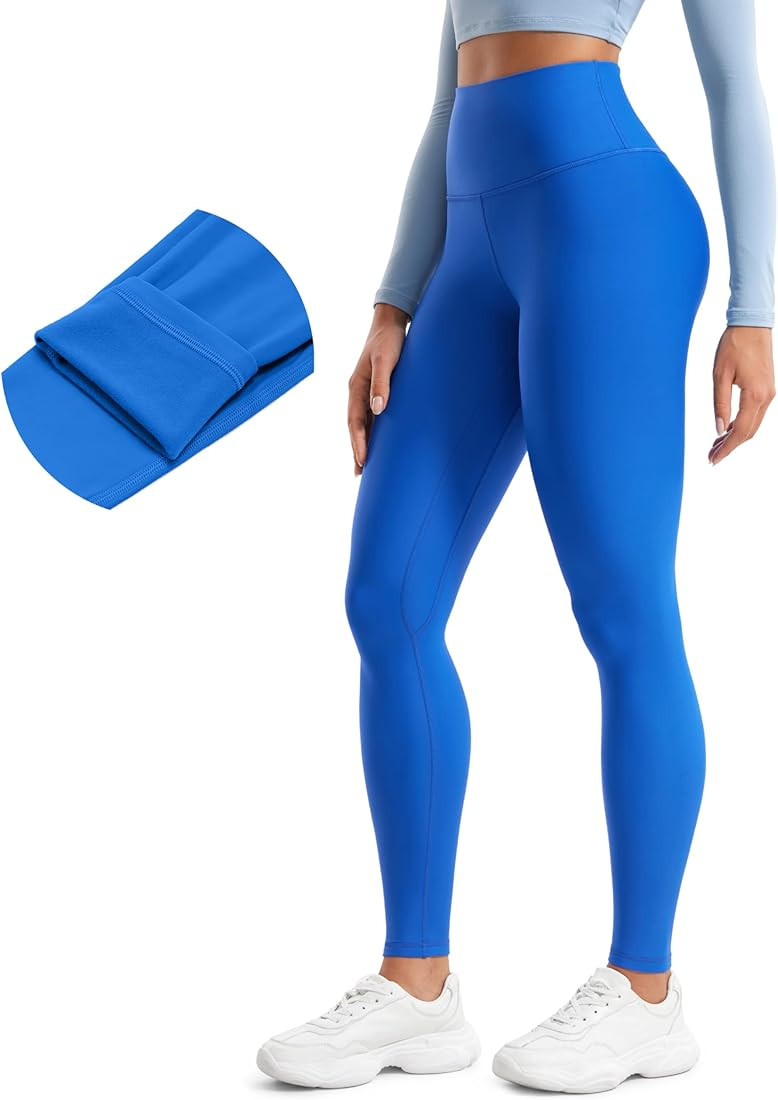 CRZ YOGA Thermal Fleece Lined Leggings Women 28'' - Winter Warm Workout Hiking Pants High Waisted... | Amazon (US)