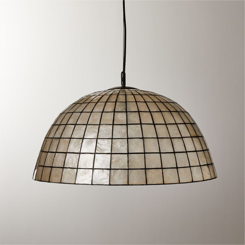 Granita Capiz Pendant Light + Reviews | CB2 | CB2