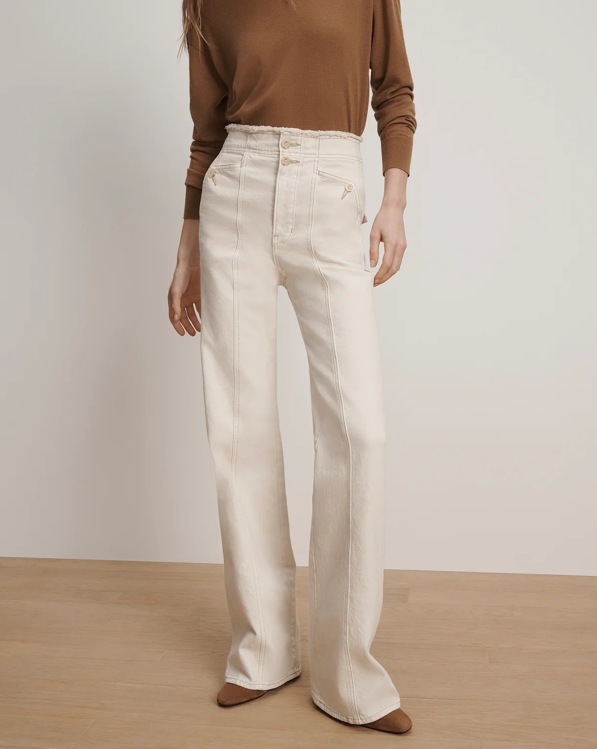 Crosbie Slim Wide-Leg Jean | Veronica Beard