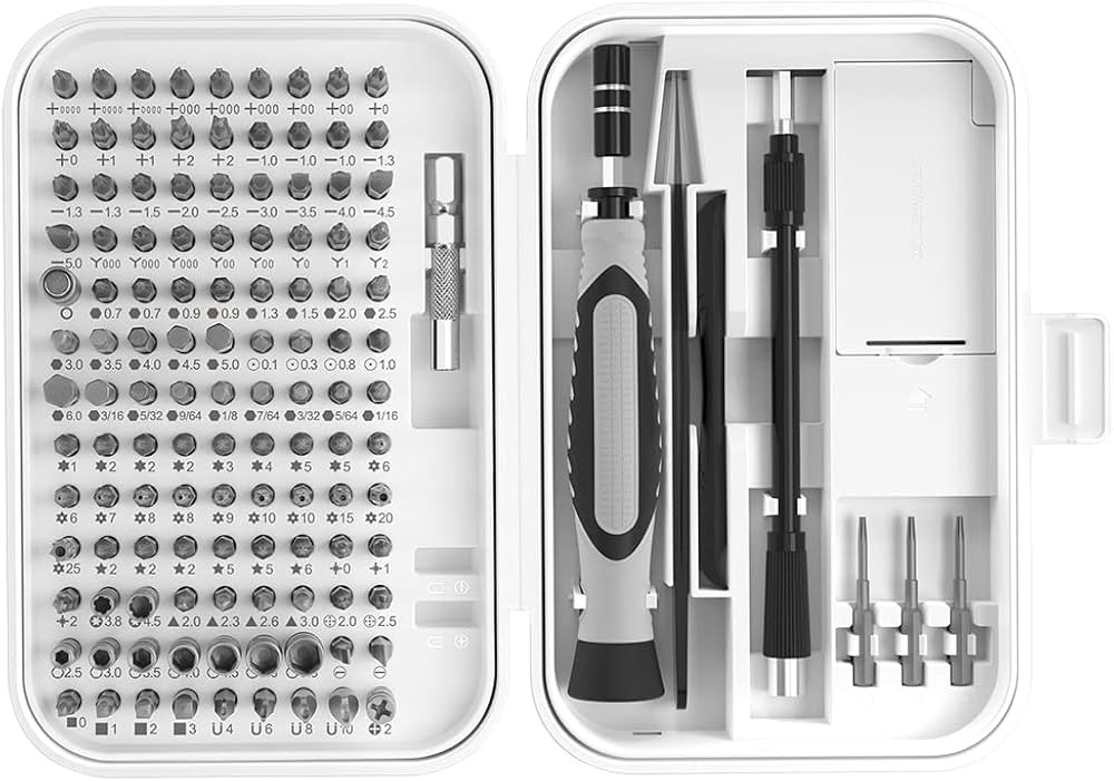 RARTOP Screwdriver Set – Precision Screwdriver Bit Sets 130 in 1, Mini Hex Phillips Torx Slotte... | Amazon (US)