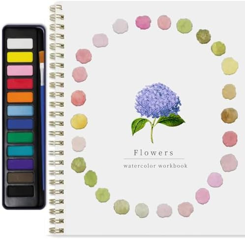 Beginner Watercolor Painting Kit – 12 Colors Paint Set with Brush, Animal-Themed Art Supplies f... | Amazon (US)