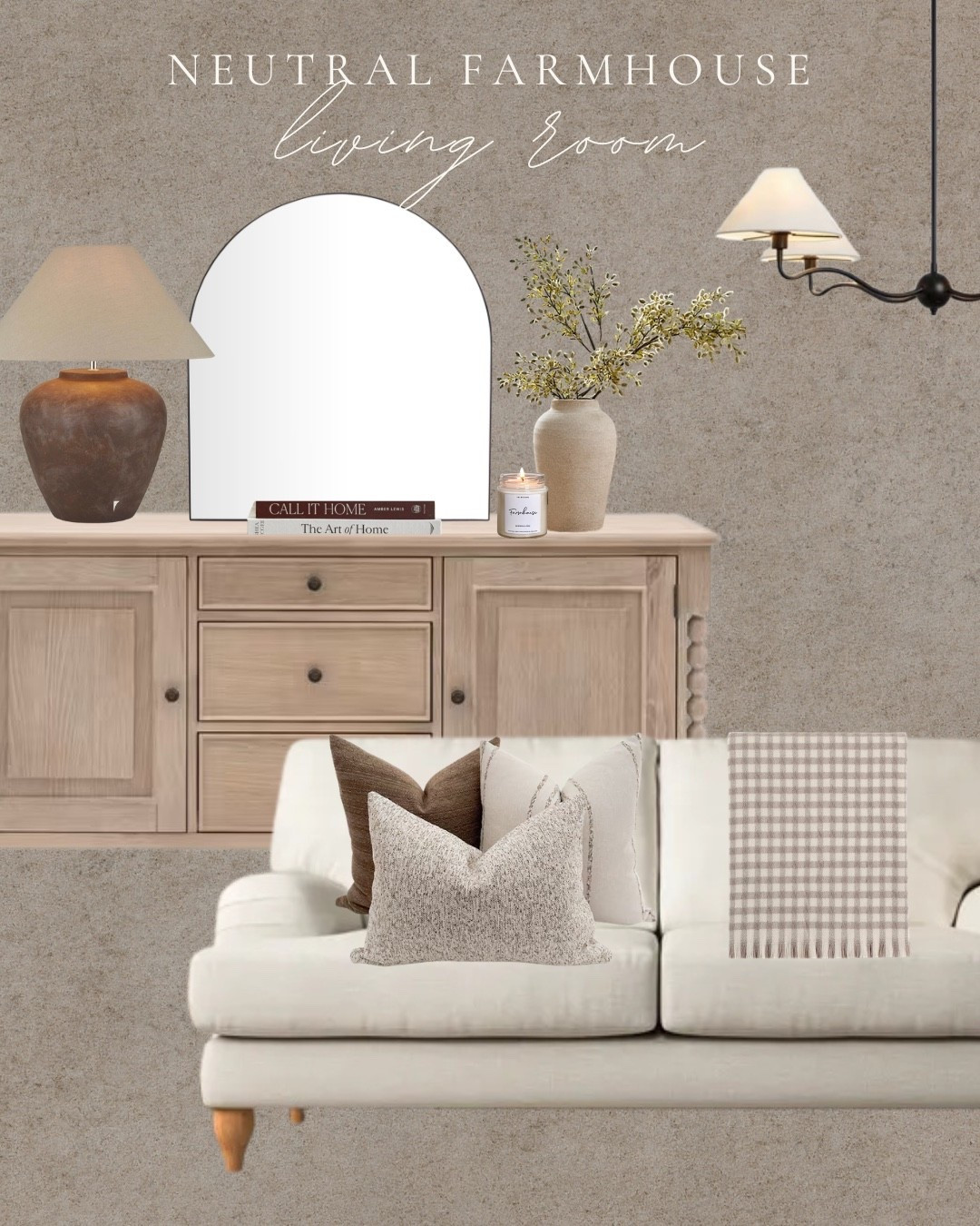 Neutral modern farmhouse living room inspo 🤎



#LTKhome #LTKuk