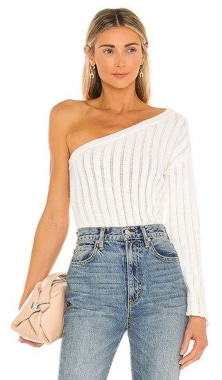 Bristol Sweater in White | Revolve Clothing (Global)