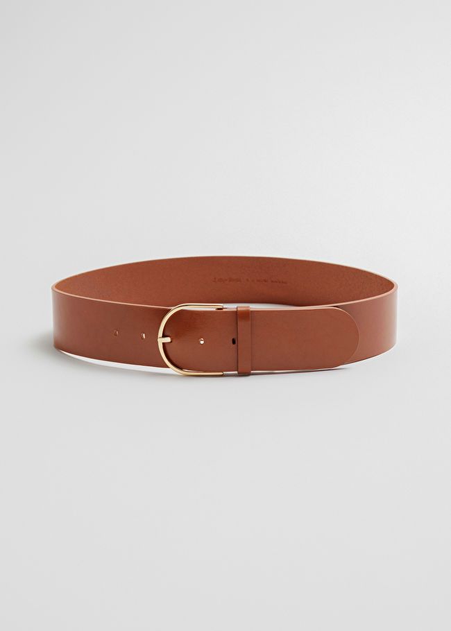 High-Waist Leather Belt | & Other Stories US
