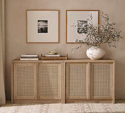 Marina Cane Storage Cabinet Console (72"-144") | Pottery Barn (US)