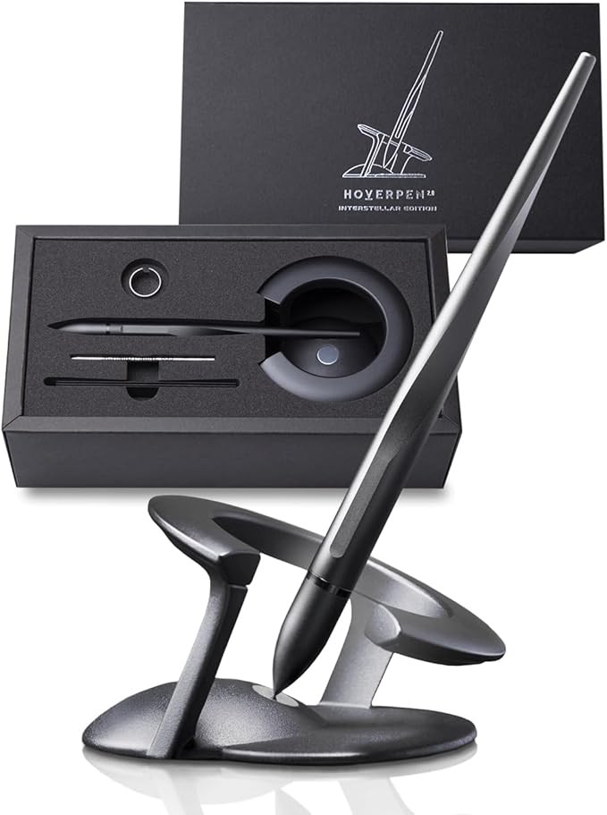 Novium Hoverpen 2.0 Interstellar Edition - Space Black, Ballpoint Pen, Unique Conversational Star... | Amazon (US)