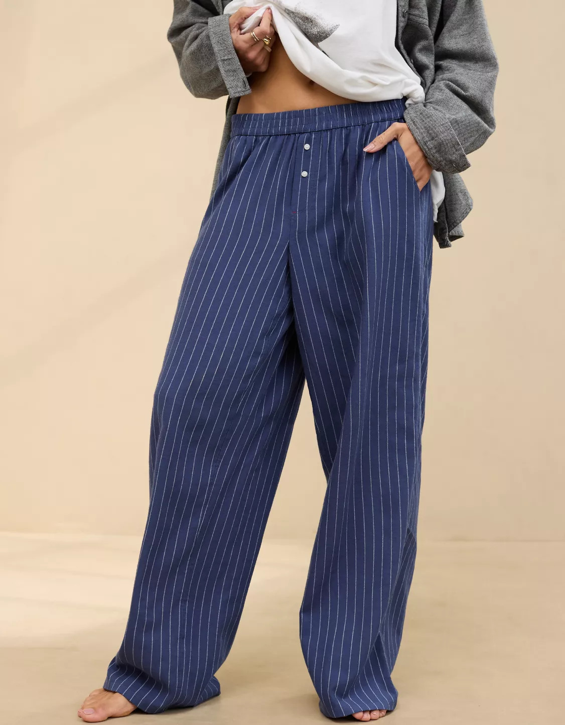Aerie Off-Duty Flannel Trouser PJ | Aerie