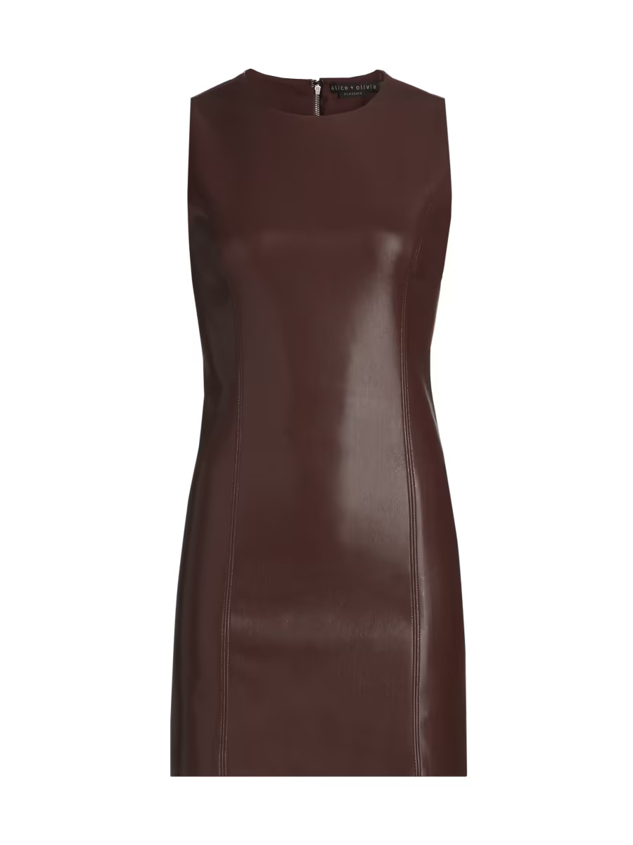 Lena Faux Leather Minidress | Saks Fifth Avenue