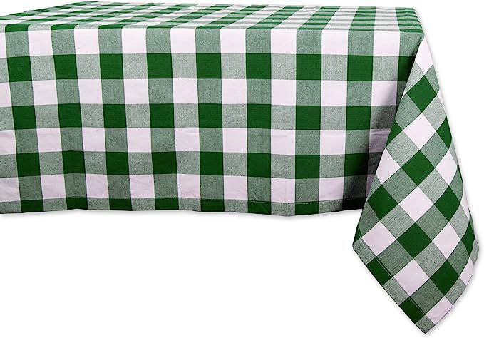 DII Classic Gingham Check Tabletop Collection 100% Cotton Machine Washable, for Spring, Summer, E... | Amazon (US)