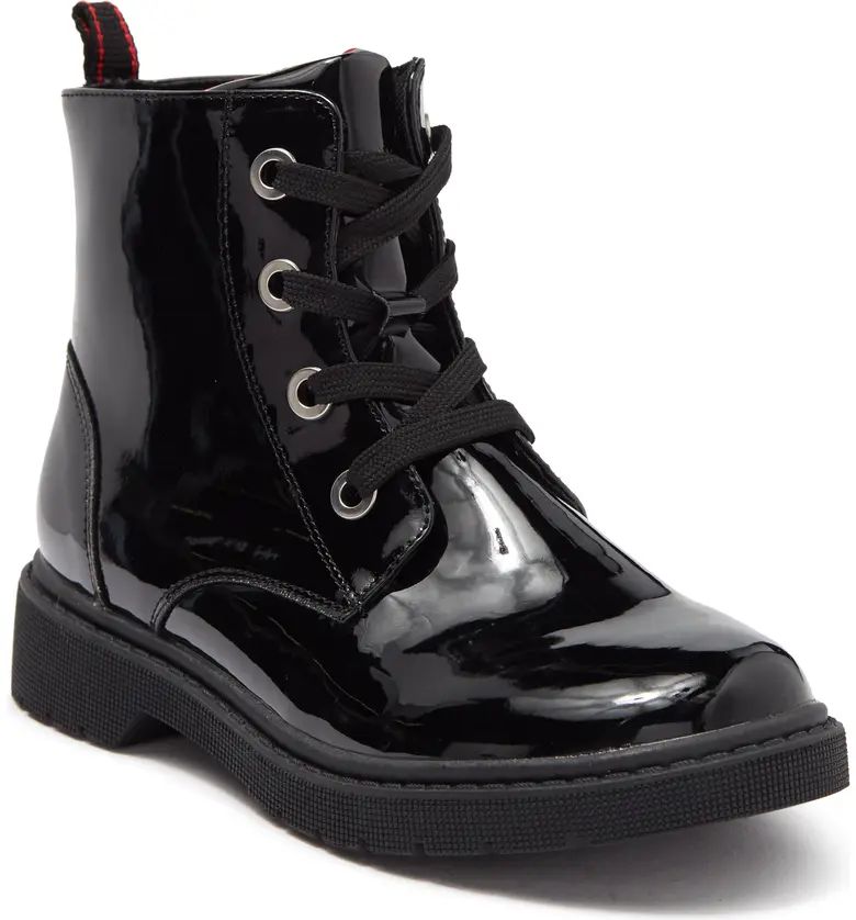 SPROX Eden Patent Leather Combat Boot | Nordstromrack | Nordstrom Rack