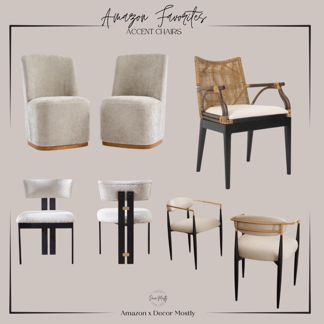 Amazon Accent Chairs | Modern Organic Aesthetic 

#LTKHome