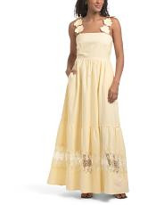 3d Floral Strap Maxi Dress | TJ Maxx