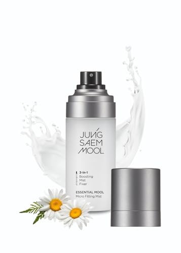 JUNG SAEM MOOL Essential Mool Micro Fitting Face Mist 1.86 Fl Oz, Ultra-Fine Hydrating Makeup Setting Spray with Thermal Spring Water, Long-Lasting Fixing Power Dewy Glow Primer, Korean Face Mist | Amazon (US)