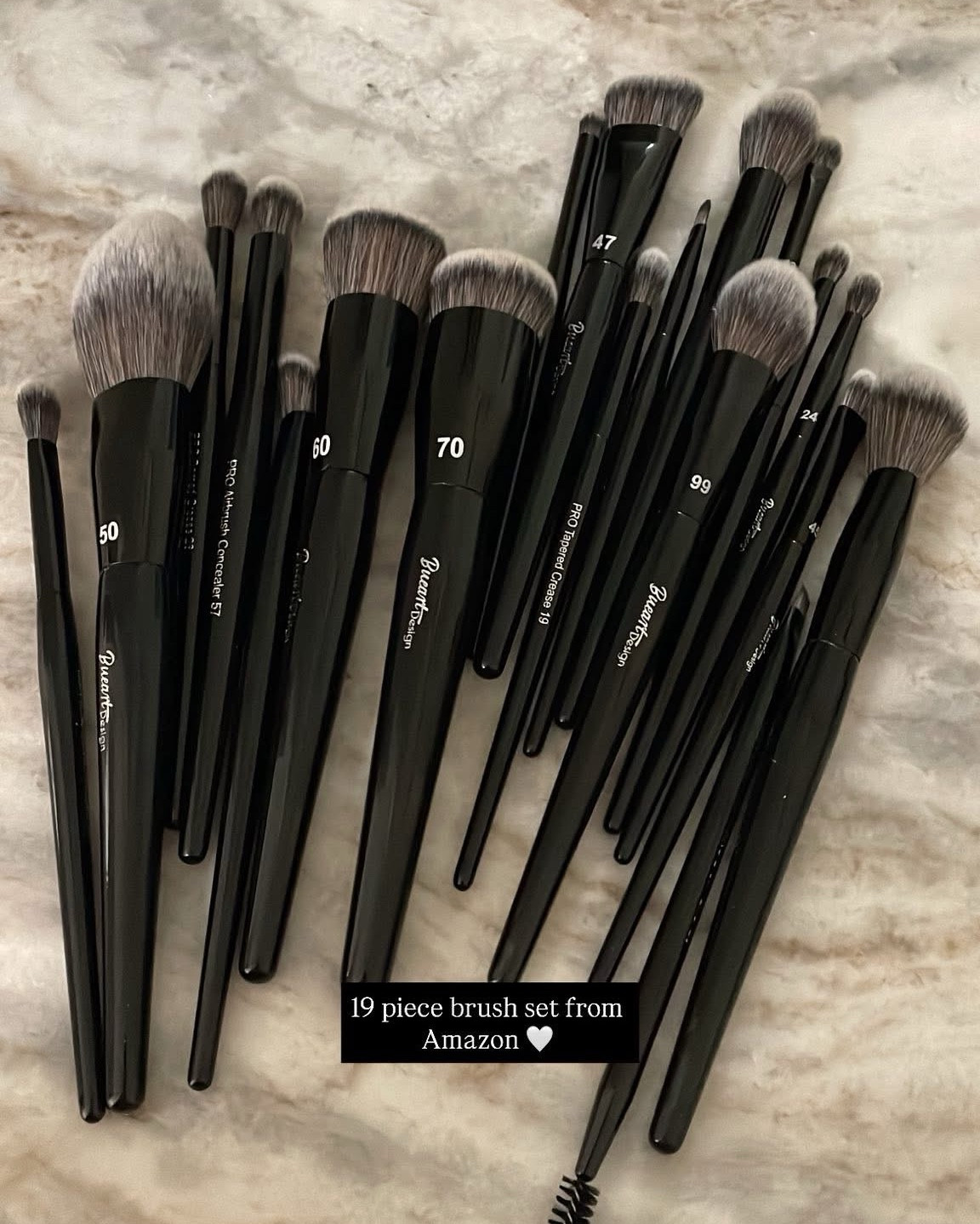 Found a 19-piece makeup brush set on @amazonfindsandfashion  that is very similar to the Sephora Pro brushes 🤍

Super soft, dense, and actually useful (face + eye brushes), and it even comes with a storage bag.

Perfect if you’re restocking or upgrading without spending Sephora money.

#LTKgrwm #LTKootd #LTKBeauty