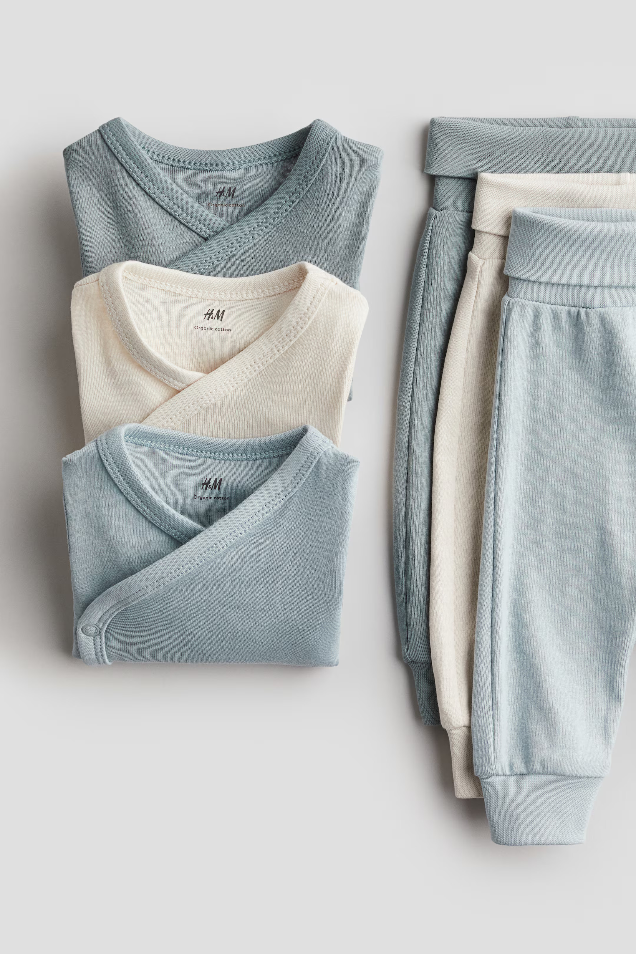 6-piece Bodysuit and Pants Set | H&M (US + CA)