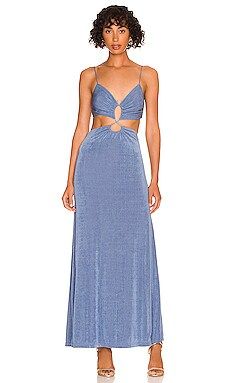 Significant Other Yara Midi Dress in Sky Blue from Revolve.com | Revolve Clothing (Global)