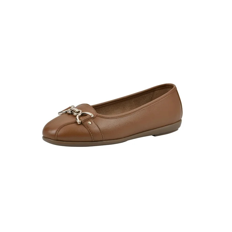 Aerosoles Women's Comfort Buckle Ballet Shoes - Wide Width Available | Walmart (US)