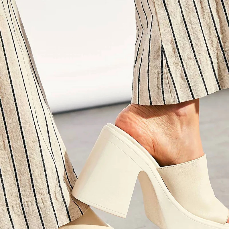 Free People Zoe Platform Sandal In White - White - 9.5 | Verishop