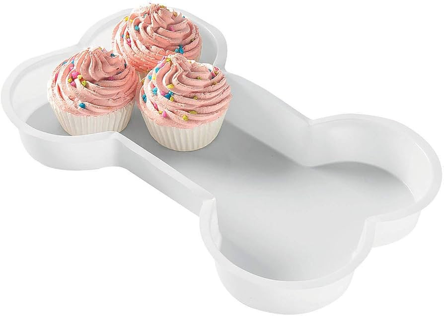 Dog Bone Shaped Serving Tray - Puppy Paw Party Supplies - 12 Pieces | Amazon (US)