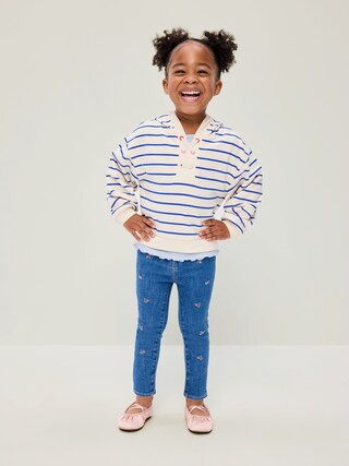 Oversized Lace-Up Sweatshirt for Toddler Girls | Old Navy (US)